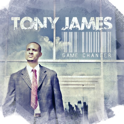 CD Album Cover Design - "Game Changer" by artist Tony James