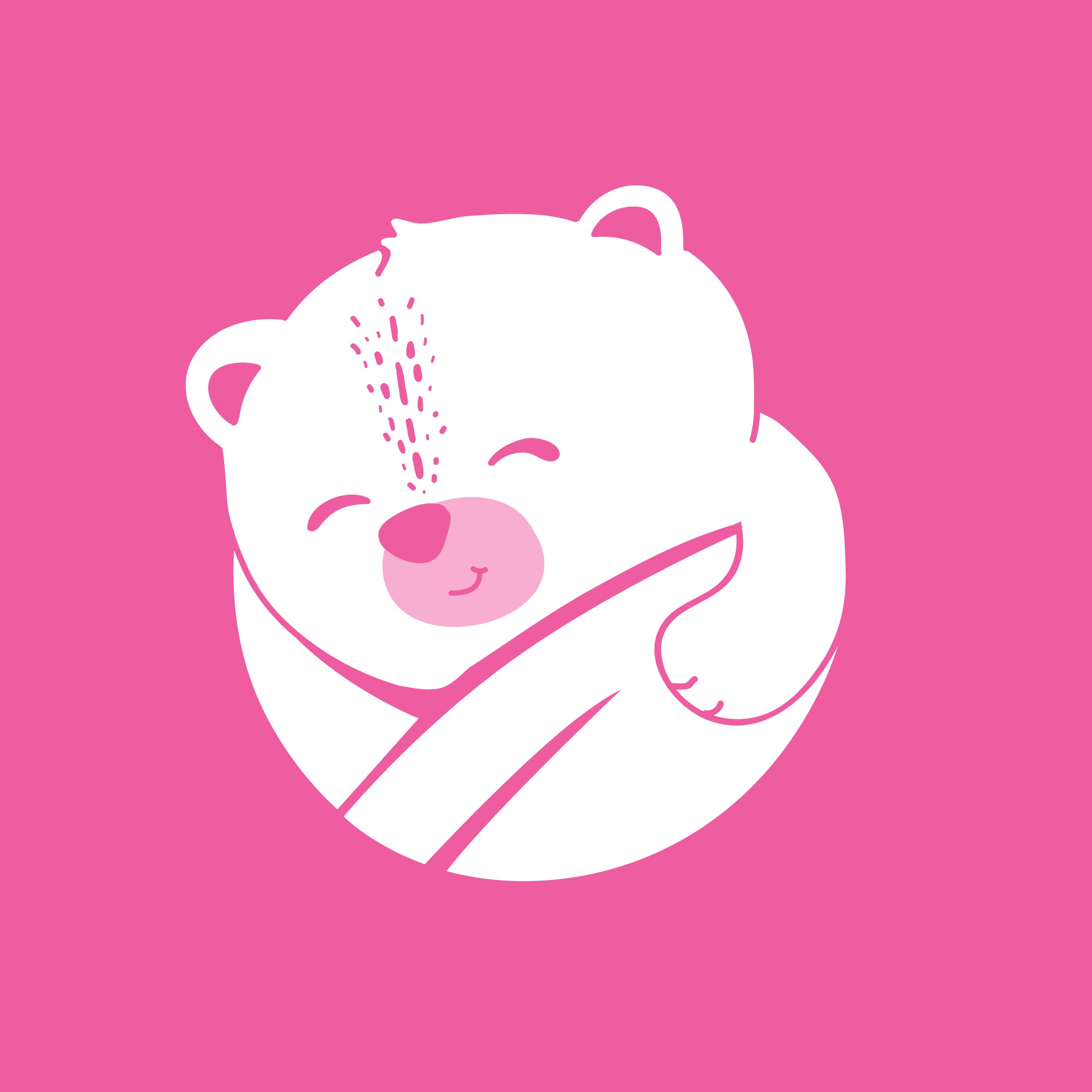 Business card for professional cuddlier