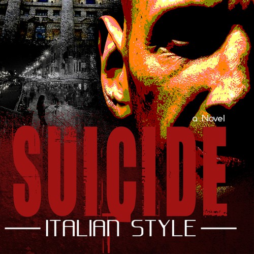 Create a compelling cover for a crime novel set in Milan, Italy