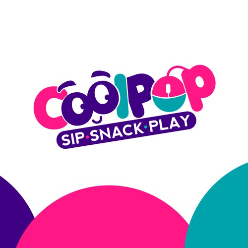 Logo Design for "CoolPop" – Asian Pop, Boba Tea & Arcade Shop