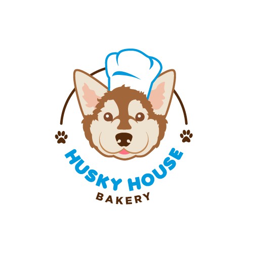 Create the next logo for Husky House Bakery