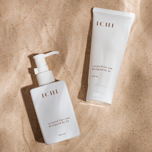 Clear scandinavian logo for a cosmetic brand