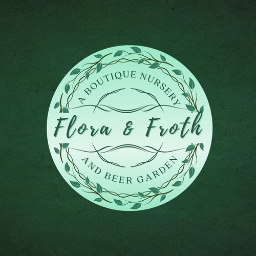 Logo concept for Flora & Froth