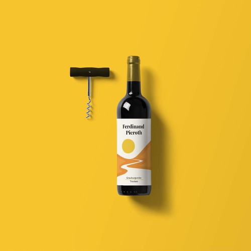 Minimalist Wine Label Design