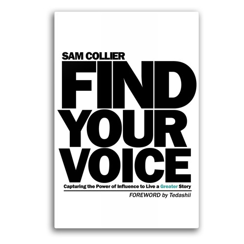 Strong text treatment for a book aimed at teenage boys
