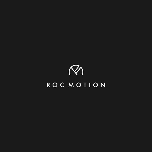 logo concept for videography group called Roc Motion
