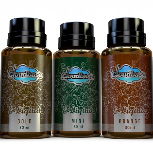 E liqiud label