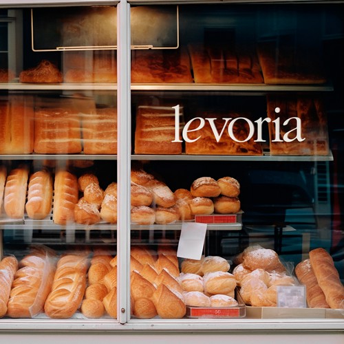 Levoria logo design.