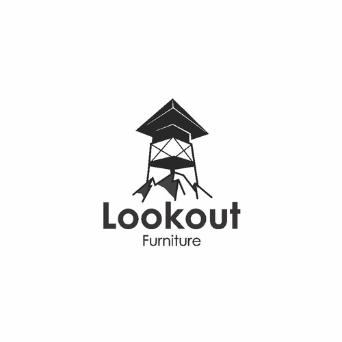 Lookout Furniture logo design concept