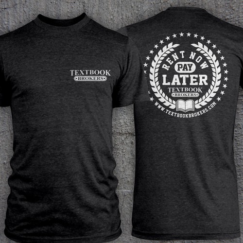 Textbook Brokers Tee Design