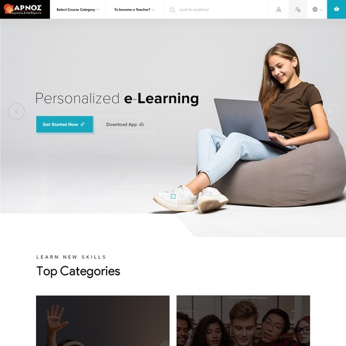 E-learning Website
