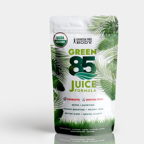 Health Juice Packaging design