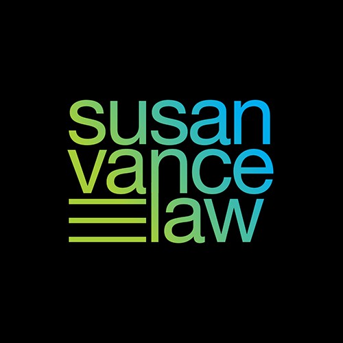 logo and business card for a law office