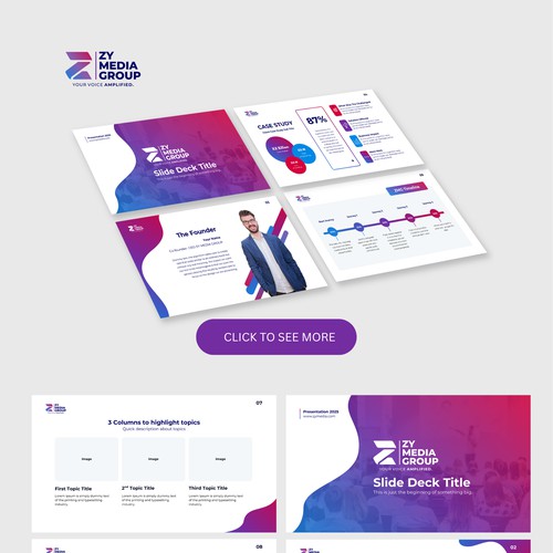 Power Point design for ZY Group Contest