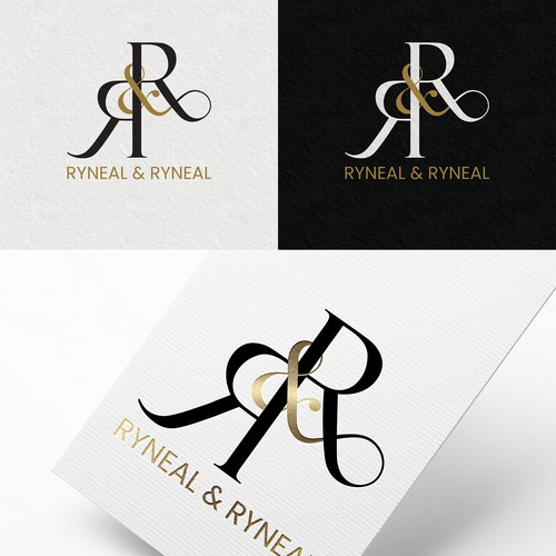 Law Firm Logo using Initials and Ampersand