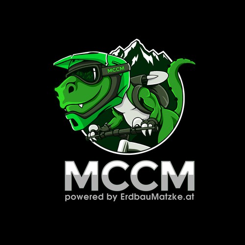 Logo for mountain bike route construction company