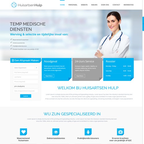 HuisartsenHulp Website