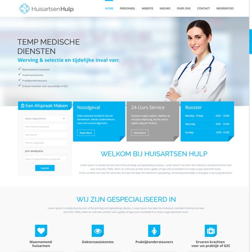 HuisartsenHulp Website