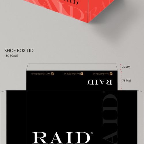 Design a Shoe Box for Footwear Brand