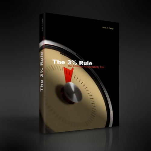 Book cover design for a guide to time management