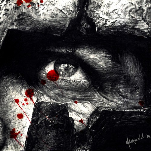 Leonidas pencil drawing