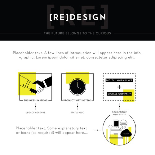 Minimalist and bold infographic