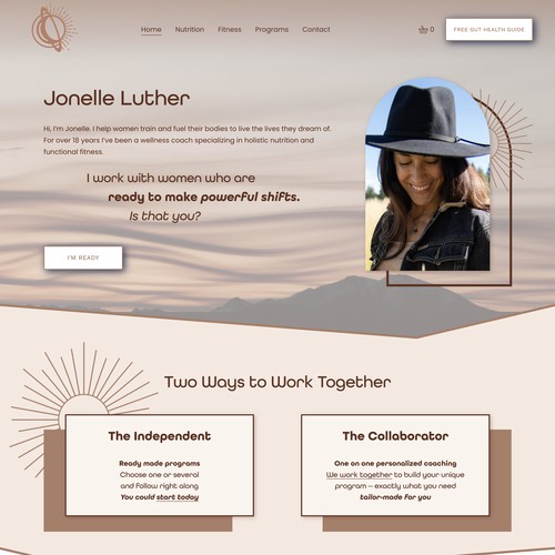 Jonelle Luther Wellness Website