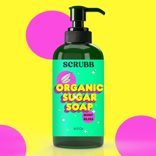 Scrubb – Organic Sugar Soap Label Design