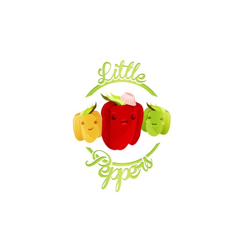 A capturing logo for a vibrant new company creating healthier cakes full of vegetables for kids