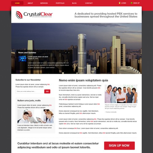 Help CrystalClear IC with a new website design