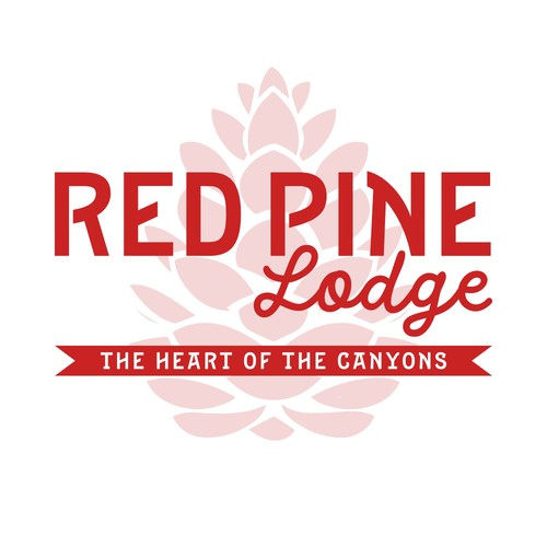 Logo Design for Red Pine Lodge