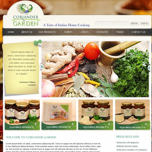 Web site design