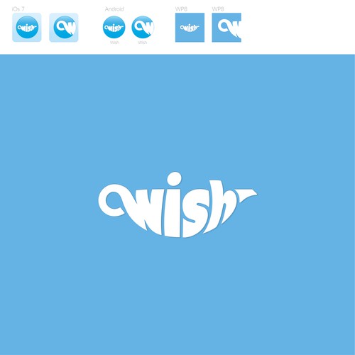 Design the logo of Wish, a mobile app used by millions!