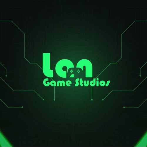 Lan Game Studios Logo Design