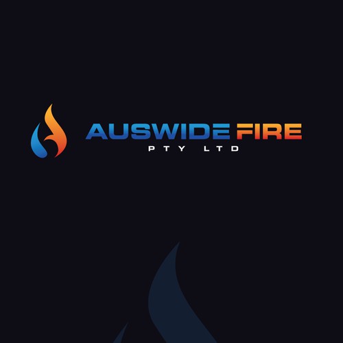 Logo for a new "fire" company