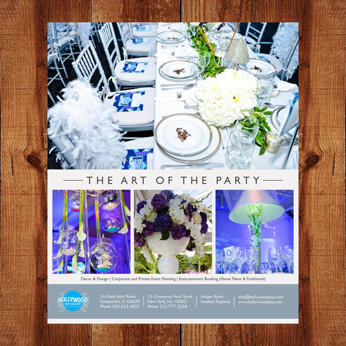 Magazine Ads for Event Planning Company