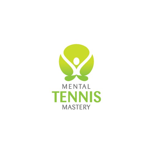 Create a confident, striking logo for my "Mental Tennis Mastery" video course