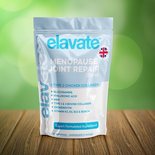 Packaging Design for Menopause Joint Repair Blend