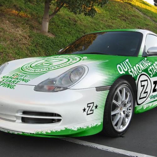 Create an amazing car wrap for a Porsche 911