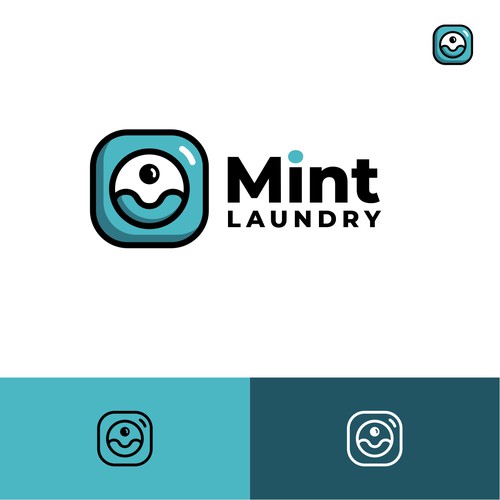 Mint Laundry logo concept B
