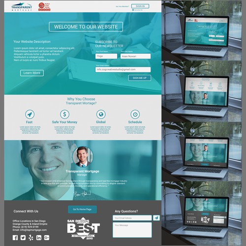 Landing Page Design