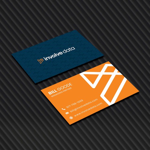 Clean and modern business card design