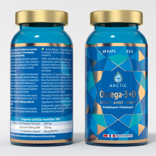 Packaging design of a European product for the Middle East market