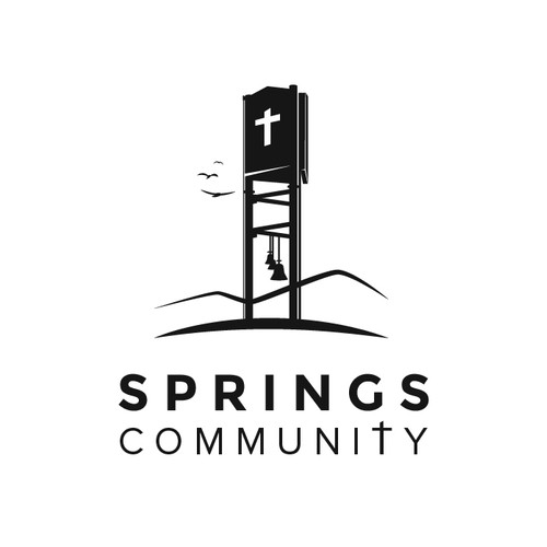 Illustrative logo designs for a community church