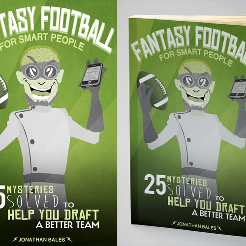 Create a unique fantasy football book cover (Paperback and e-book)