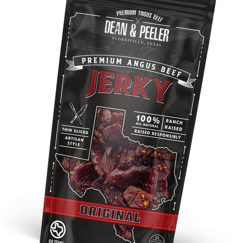 Beef Jerky Pouch Design, USA