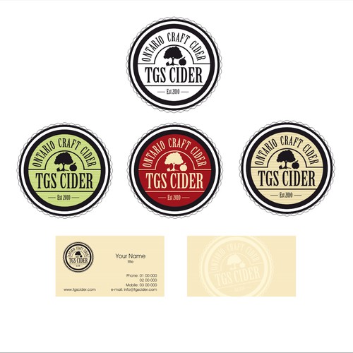 Create an Epic logo & BC for the TGS Cider brand!