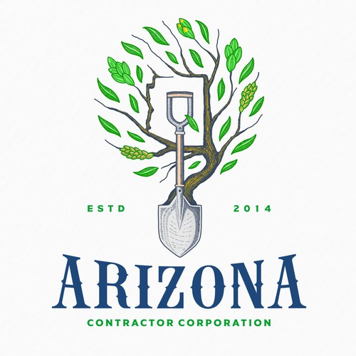 Shovel Arizona Farm logo designs