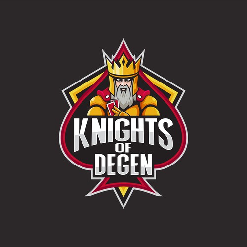 Knights of Degen logo design entry