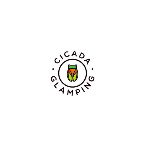 Logo Concept for Cicada Glamping